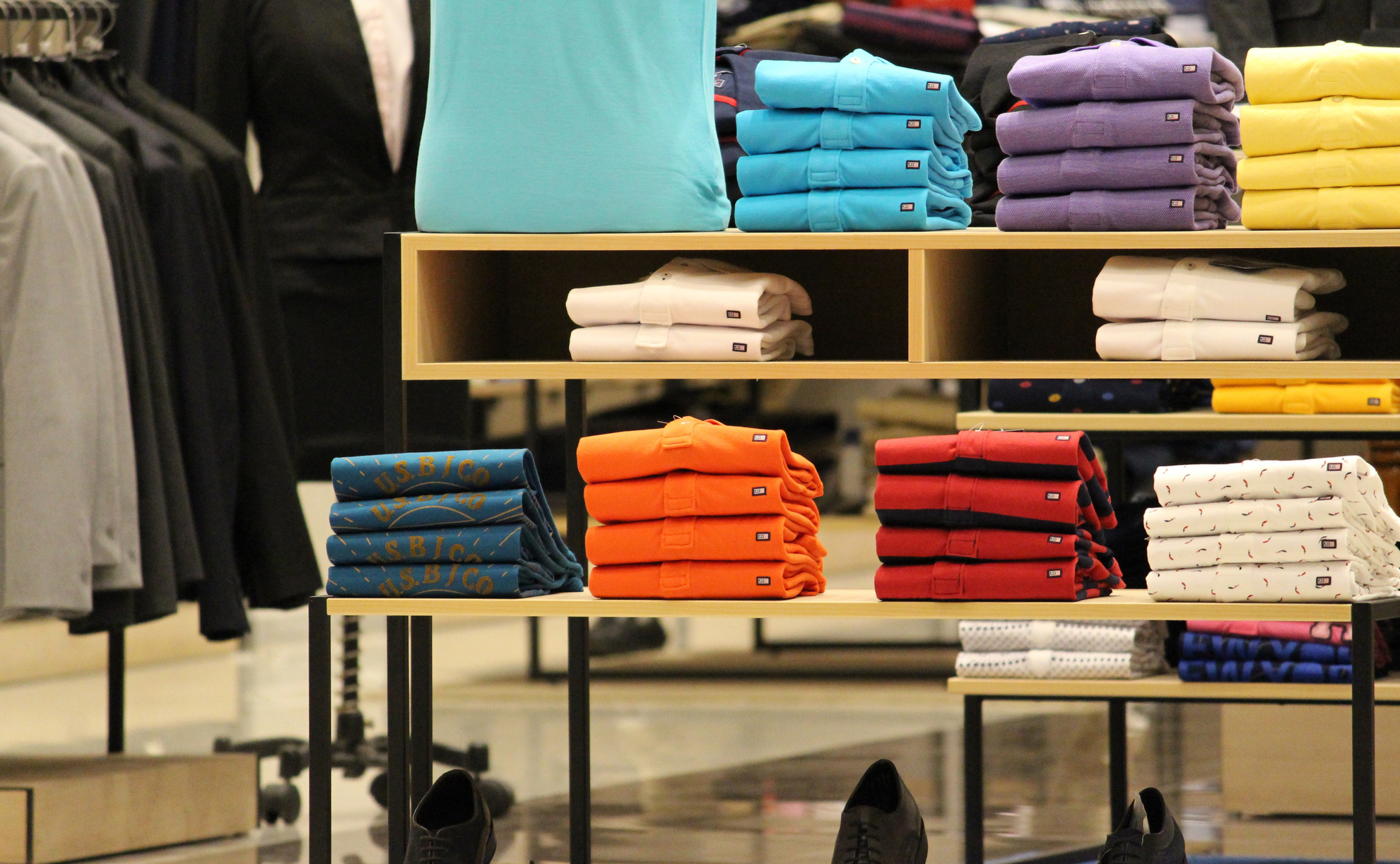 Clothes in a Retail Store